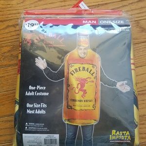 Fireball Whiskey Halloween costume.